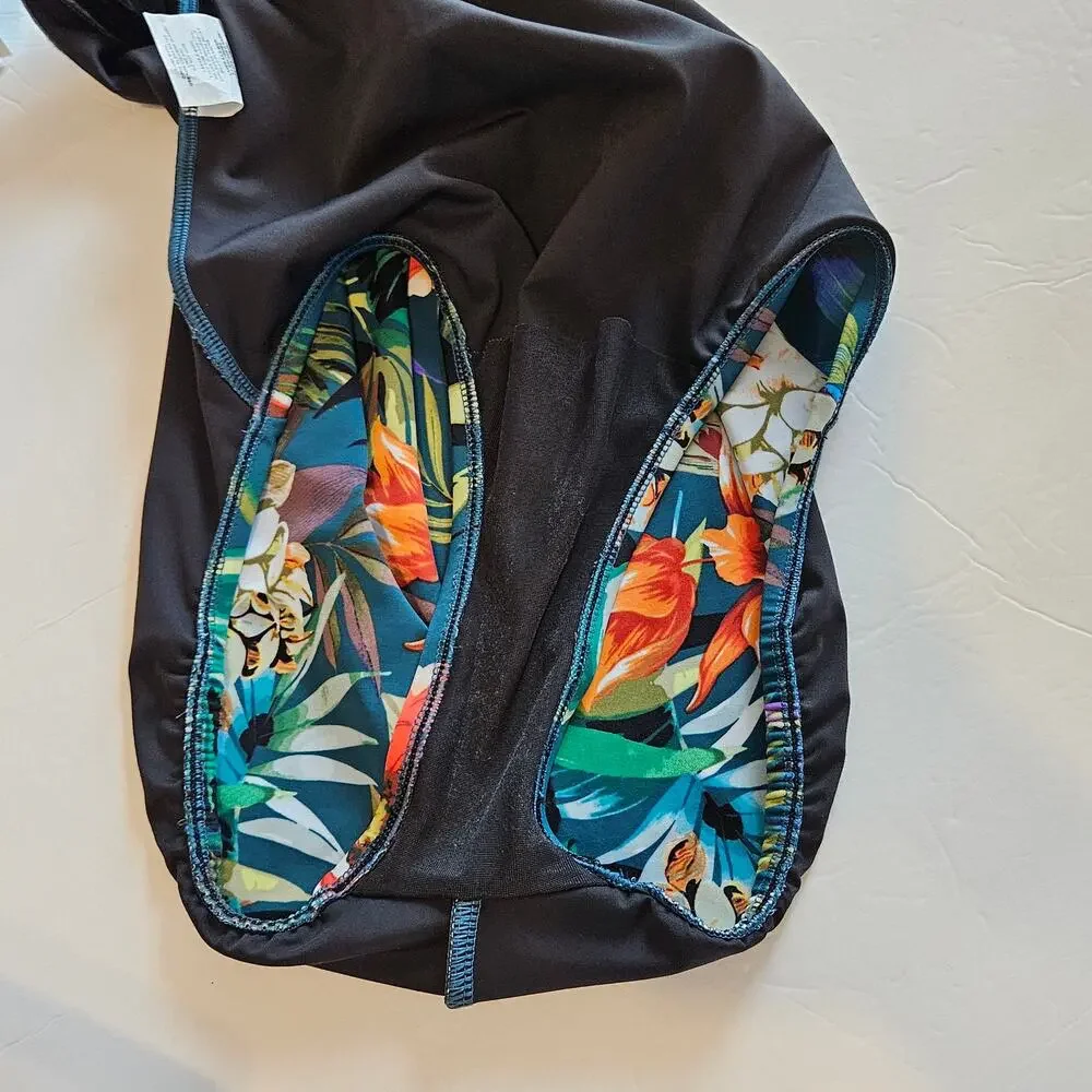 Magicsuit Slimtex Serenity Goddess Floral One Piece Swimsuit Womens 8 Pool Beach